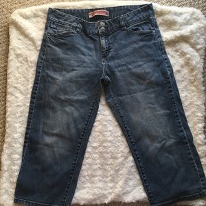 GAP Curvy Flare Capri Jeans Size 10
